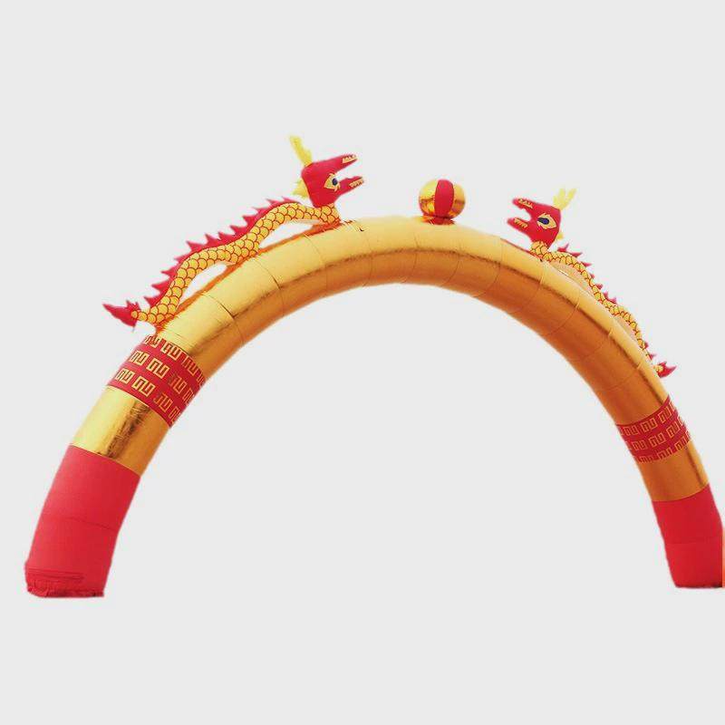 金色双龙拱门 从源头工厂到庆典现场，缔造每一个吉庆时刻